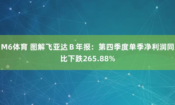 M6体育 图解飞亚达Ｂ年报：第四季度单季净利润同比下跌265.88%