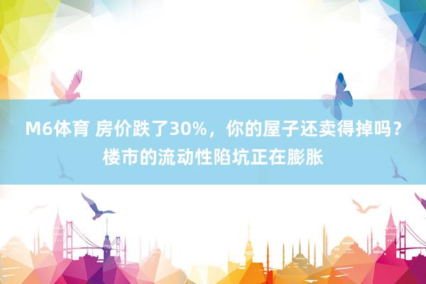 M6体育 房价跌了30%，你的屋子还卖得掉吗？楼市的流动性陷坑正在膨胀