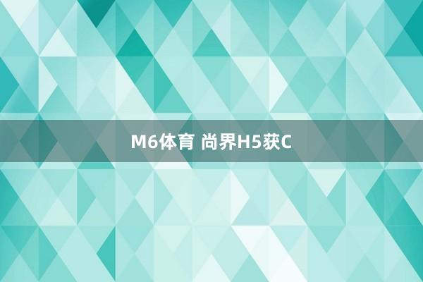 M6体育 尚界H5获C