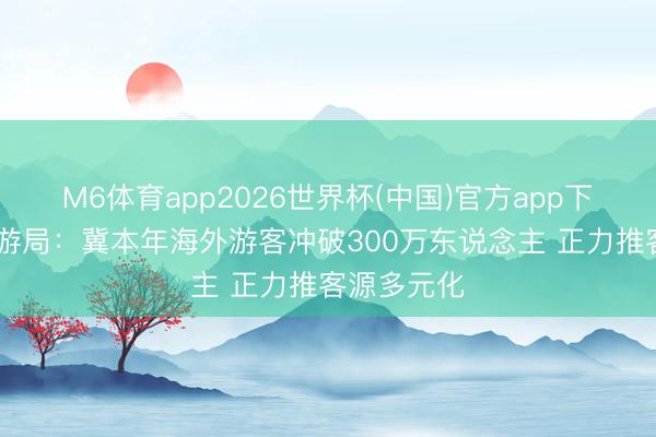 M6体育app2026世界杯(中国)官方app下载 澳门旅游局：冀本年海外游客冲破300万东说念主 正力推客源多元化